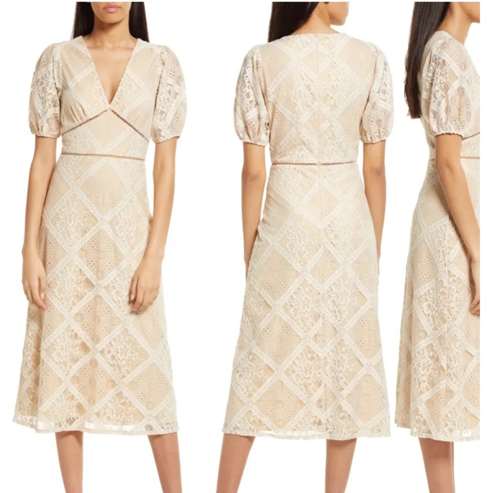 NSR Lace MIDI Dress